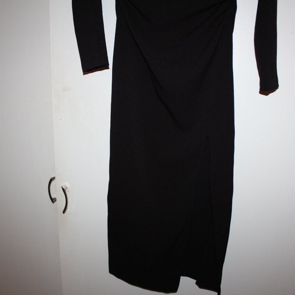 Zara Black Midi Dress - Picture 4 of 9